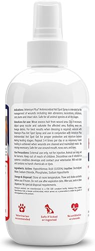 Vista 3 de Vetericyn Plus Hot Spot Spray for Dogs Skin Sores and Irritations Itch Relief for Dogs and Prevents Chewing and Licking at Skin, Safe for All