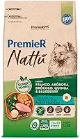 PremieR Pet Nattu Ração Seca para Cães Adultos Porte Pequeno Sabor Frango e Abóbora 1kg