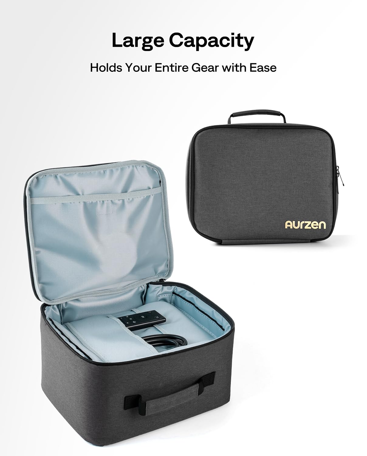 Amazon | Aurzen プロジェクターキャリーケース、ポータブル
