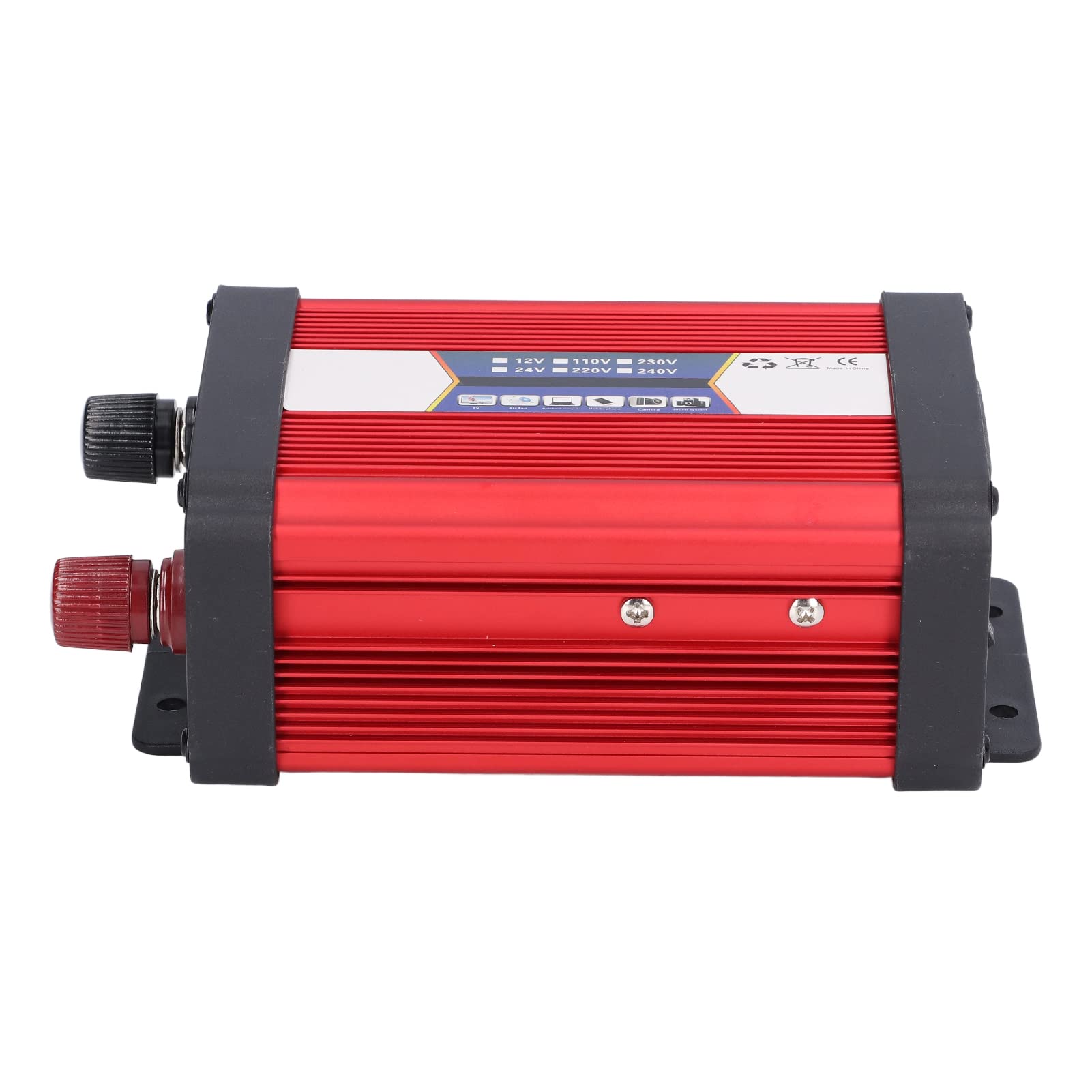Inversor de Coche, Convertidor de Potencia de Onda Sinusoidal Modificada de 1000 W con Cargador USB, Protección contra Sobrecarga y Disipación de Calor del Ventilador Silencioso, (12V a 220V)