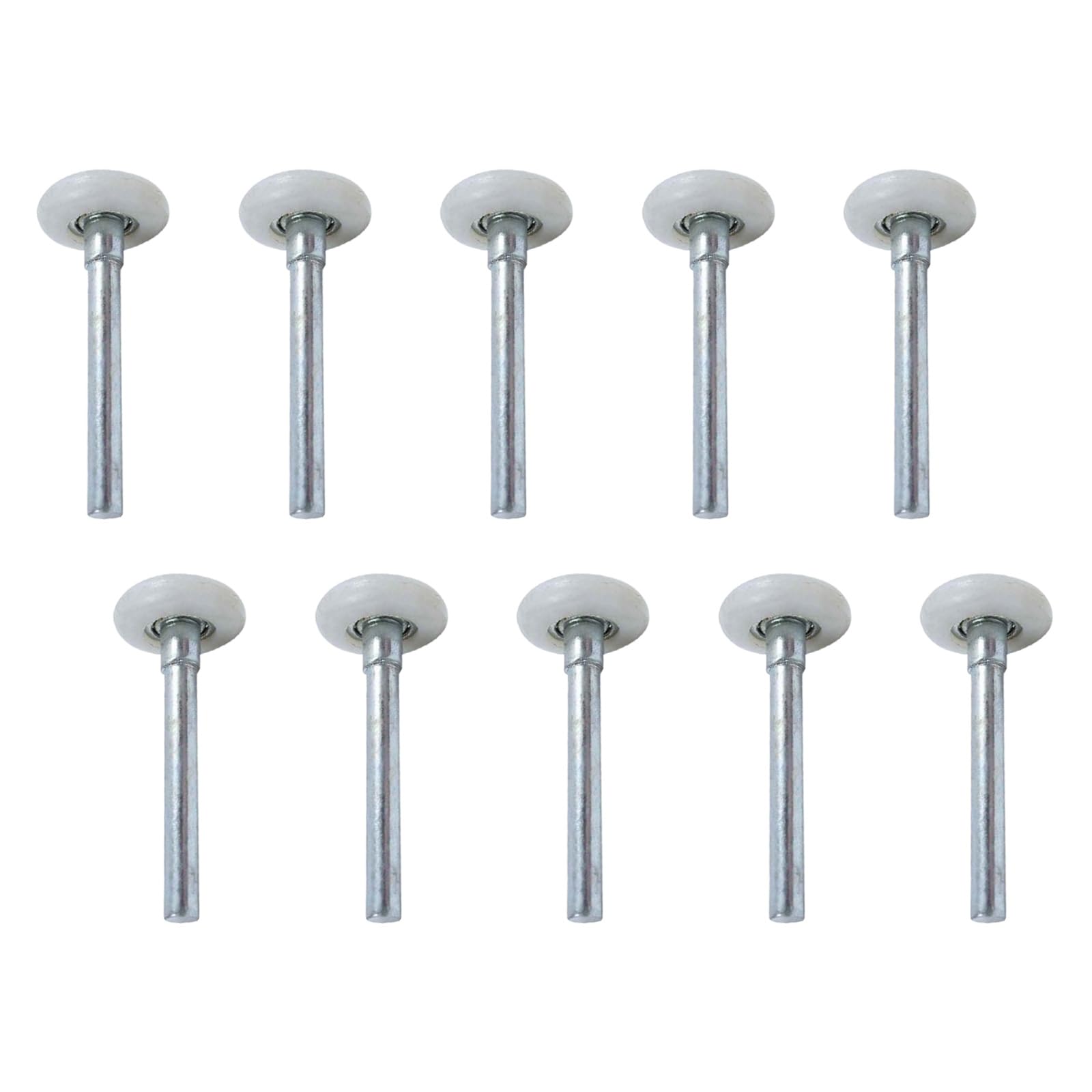 Ljhnba B Garage Door Wheel Set 10Pcs Metal Nylon Lend Efficient Low Function Garage Door Roller Quiet Rollers Strong Rollers