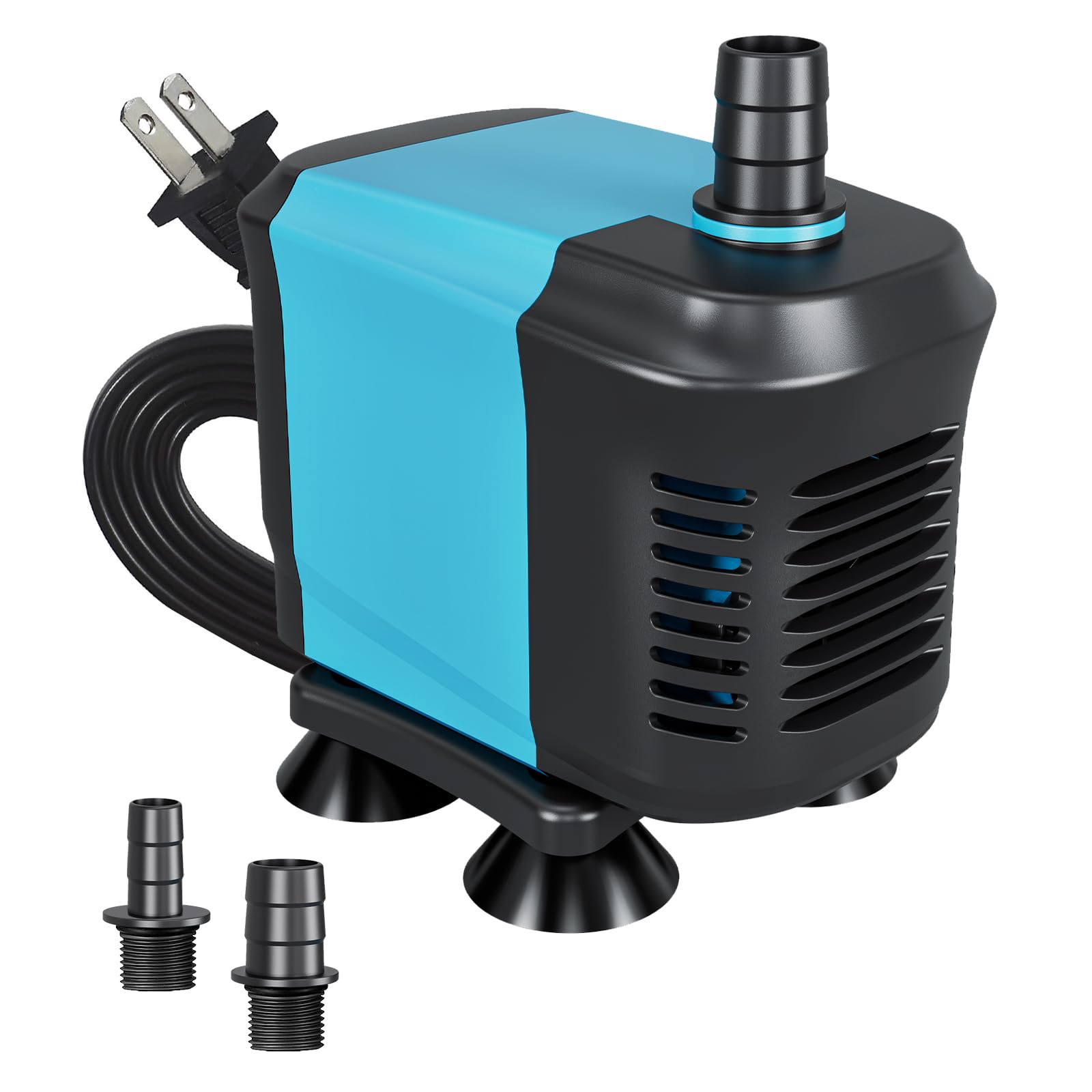 LYPHARD AQUARIUMS 20W Submersible Water Pump Flow 320GPH, High Lift 4ft, Ultra Quiet Pond Pumps Aquarium Pump for Fish Tank, Hydroponics, Outdoor