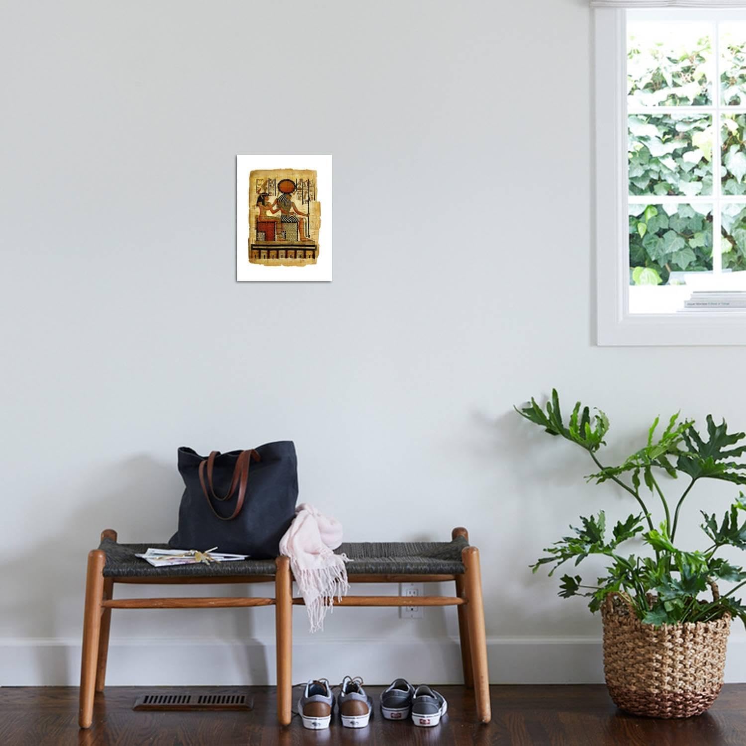 ART.COM Wall Art Print Ancient Egyptian Parchment by Maugli-l, 12" x 16"