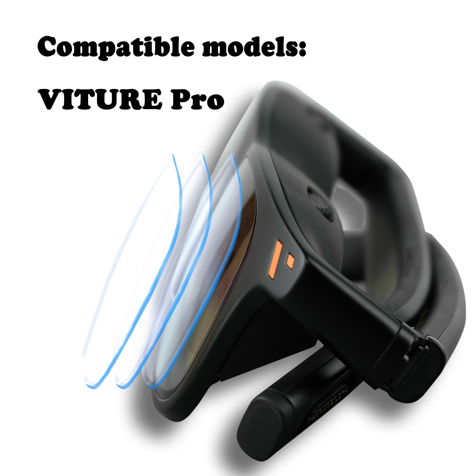 Protezione per lenti per occhiali Viture XR/AR, confezione da 3 (6 pezzi) in morbida pellicola TPU adatta per occhiali Luma serie XR