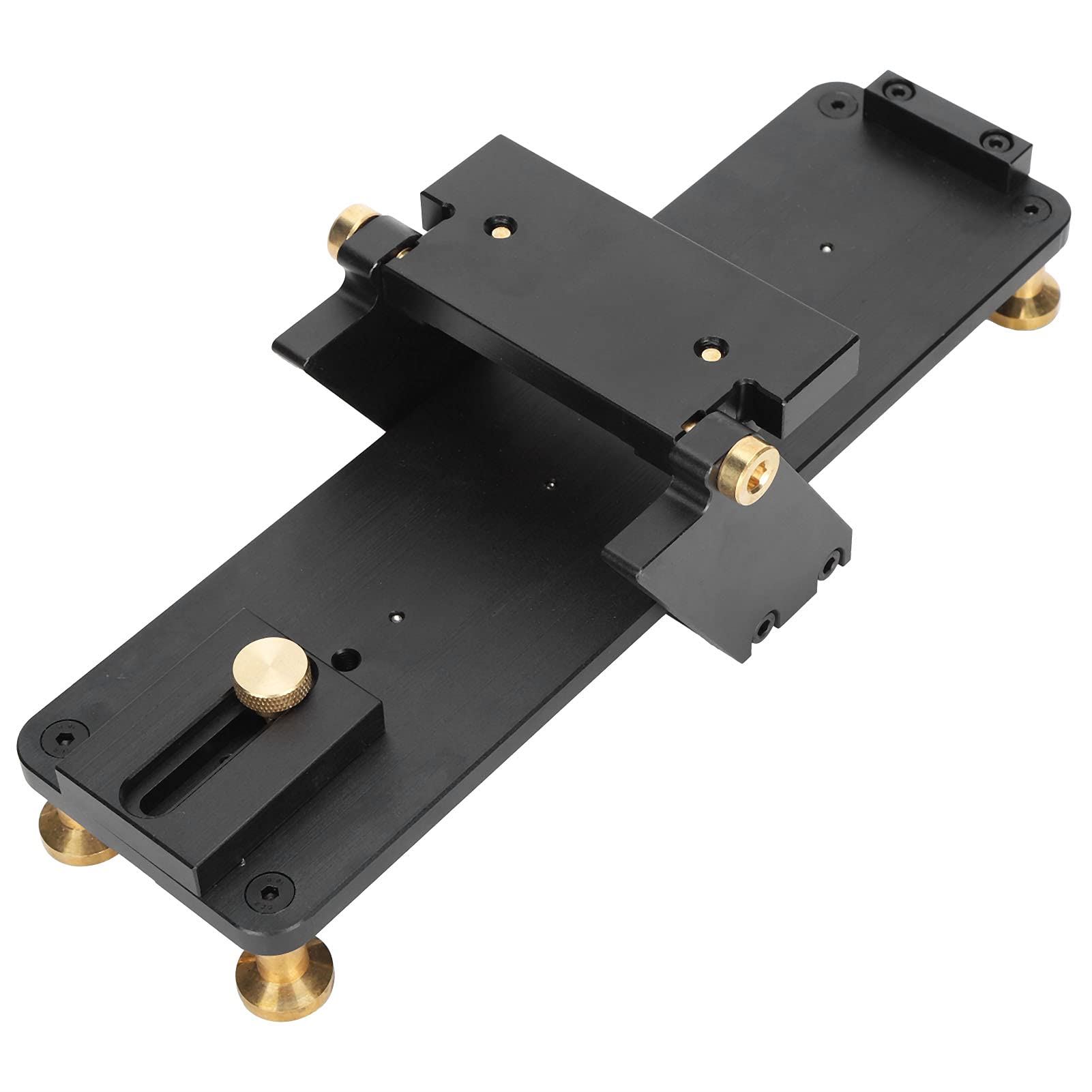 Aramox Affilatrice Ad Angolo Fisso Dispositivo di Affilatura in Lega di Alluminio Gamma di Serraggio da 53 Mm Guida Lineare Ad Angolo per Scalpelli Cacciaviti Utenti della Lavorazione del Legno
