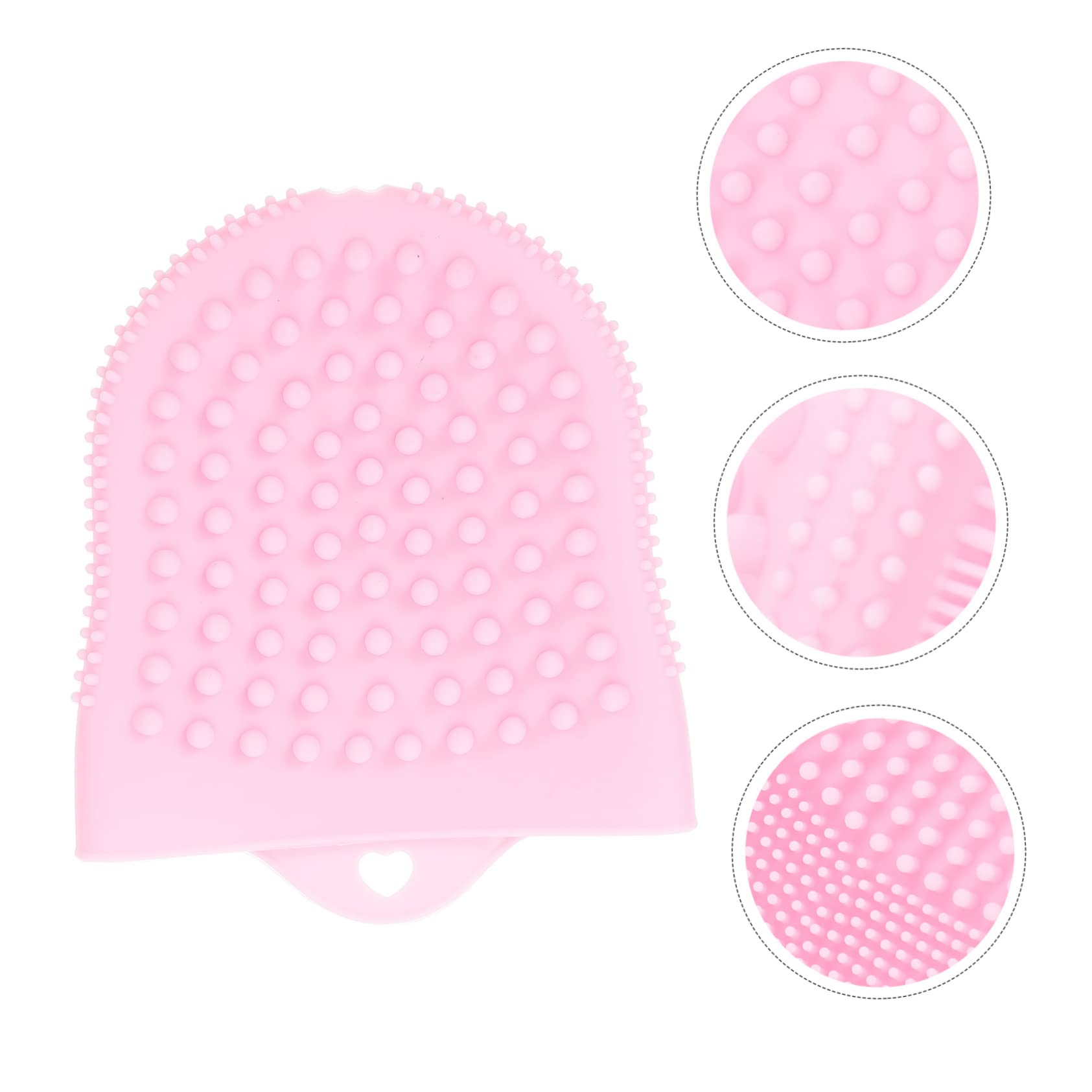 SOESFOUFU Facial Cleansing Brush Silicone Face Scrubber Exfoliator Pore Deep Cleaning Tool