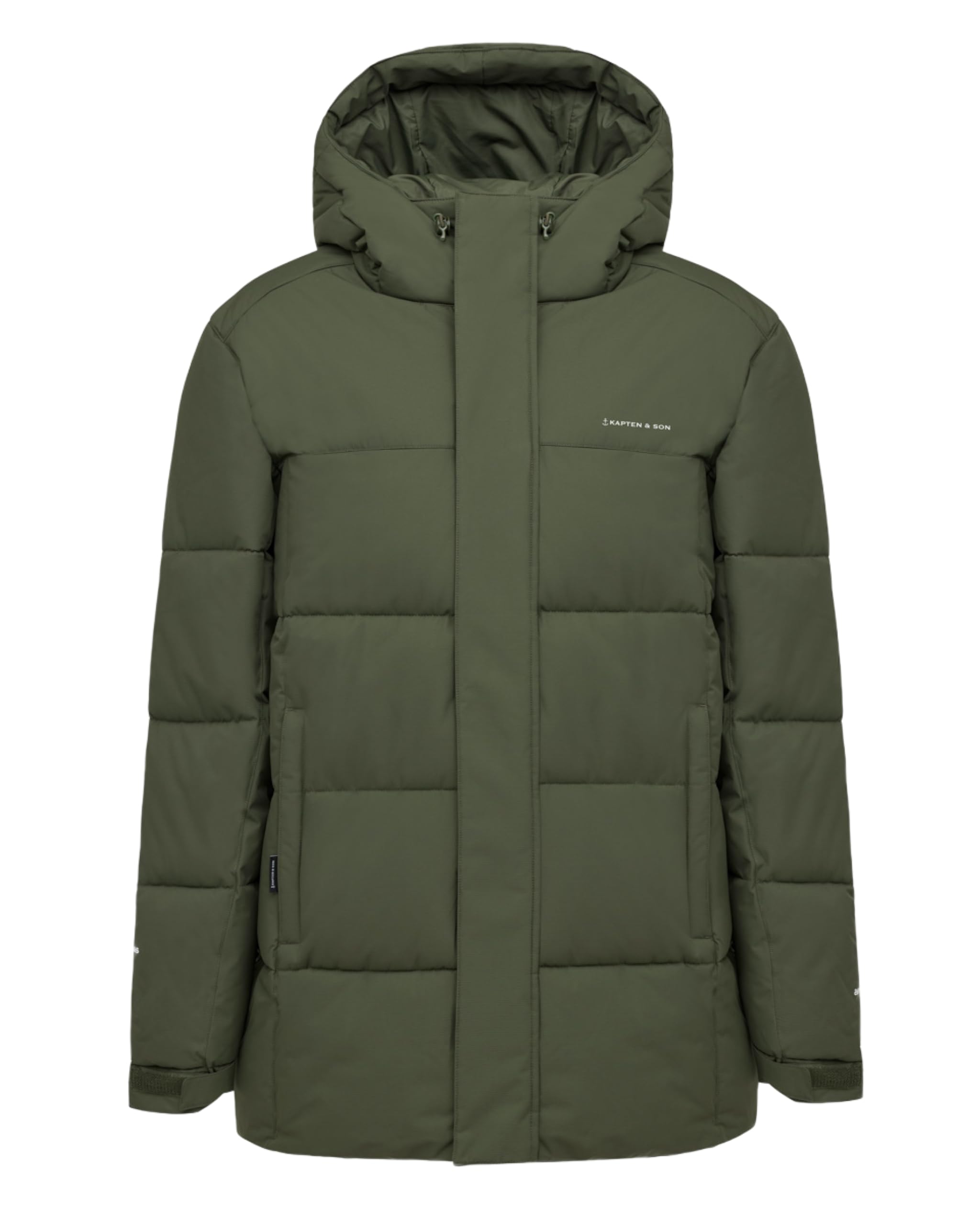 Kapten & Son Winter Puffer Jacke All Black, Sandstone, Olive XS-XXL | Winterjacke Damen & Herren | Solo oder als Top Layer für Light Puffer Jacket | atmungsaktiv, winddicht | Outdoorjacke