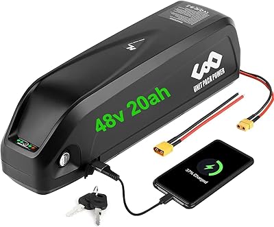 48V 20 Ah Electirc Bike Battery - Lithiu-m Ion Ebike Battery 1000W 750W 500W 1500W 1200W for BBSHD BBS02 - LG4800 Cell Ebike Battery