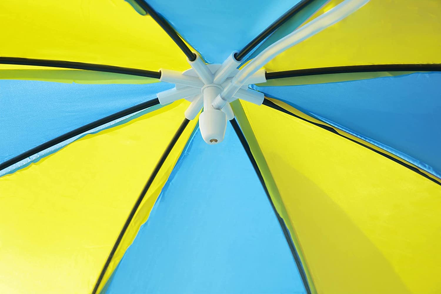 Bestway 56432 - Piscina Desmontable Tubular Infantil Splash-In-Shade con Parasol 244x51 cm