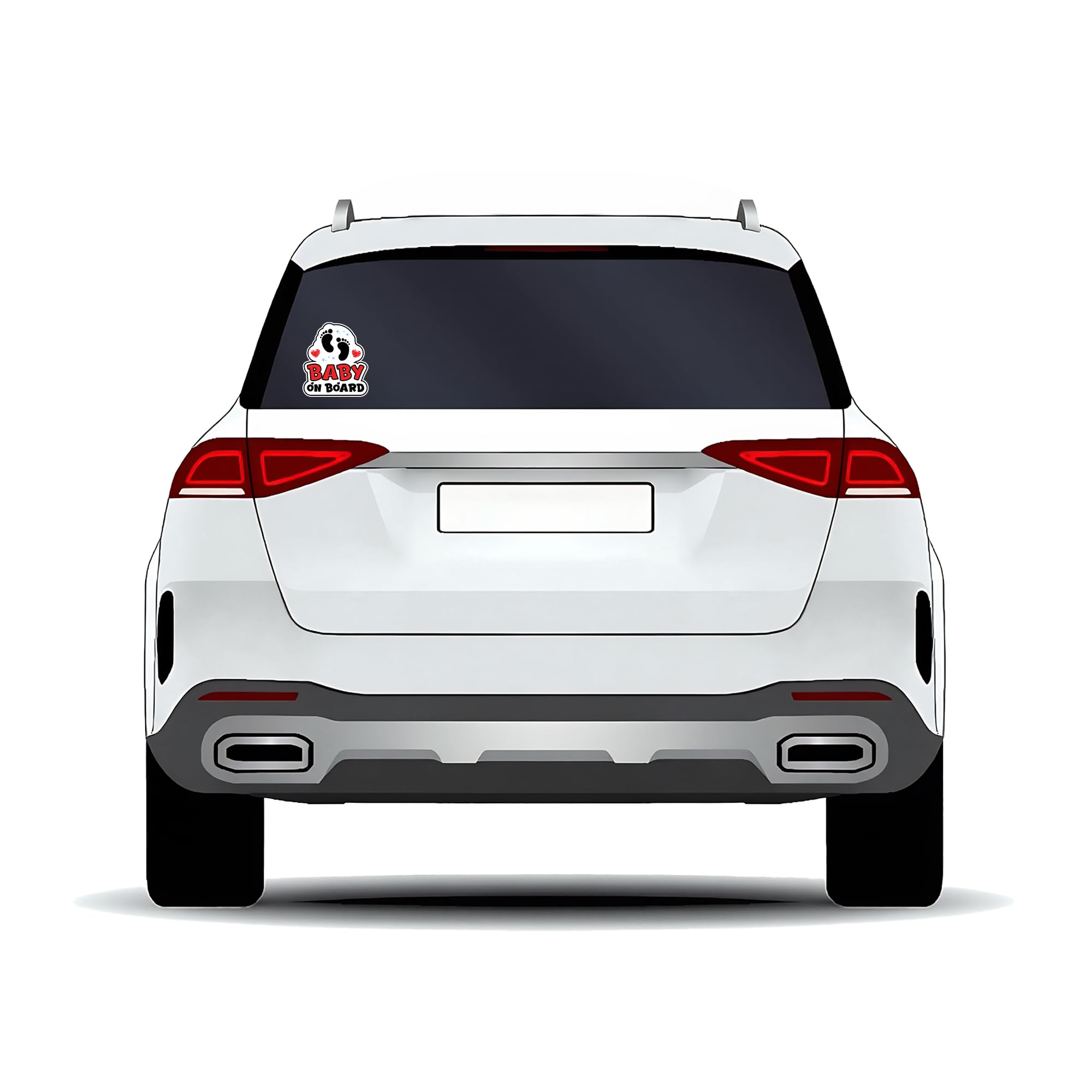 Baby On Board Car Sticker, Premium 3M Vinyl Decal with Bubble-Free Application - Image 3