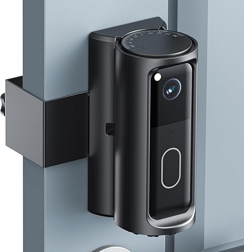 Miniatura 7 de Soporte para timbre Blink ajustable en ángulo de 360° compatible con timbre de video Blink (modelo 2025), soporte de cámara sin taladrar