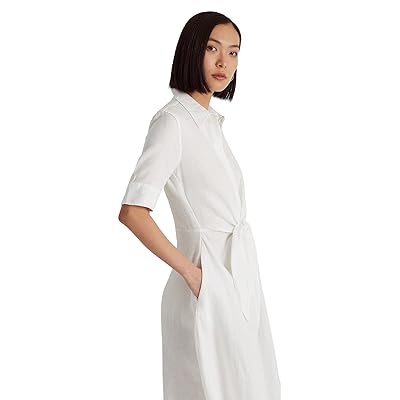 Lauren Ralph Lauren Petite Linen Shirtdress Women