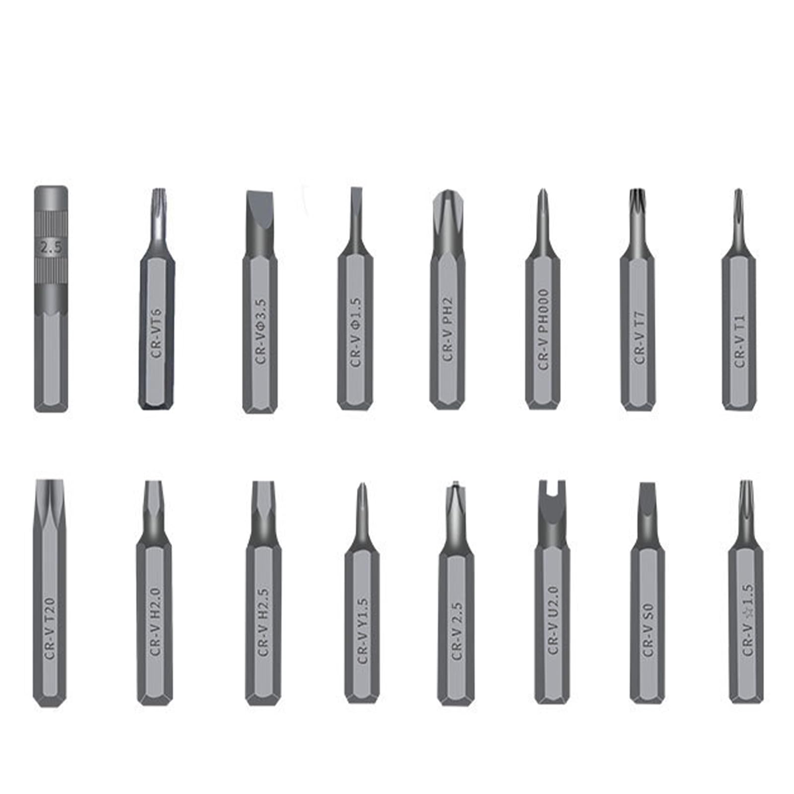 Juego de destornilladores magnéticos de precisión de 66 piezas para múltiples necesidades de reparación con mango ergonómico y estuche de almacenamiento portátil