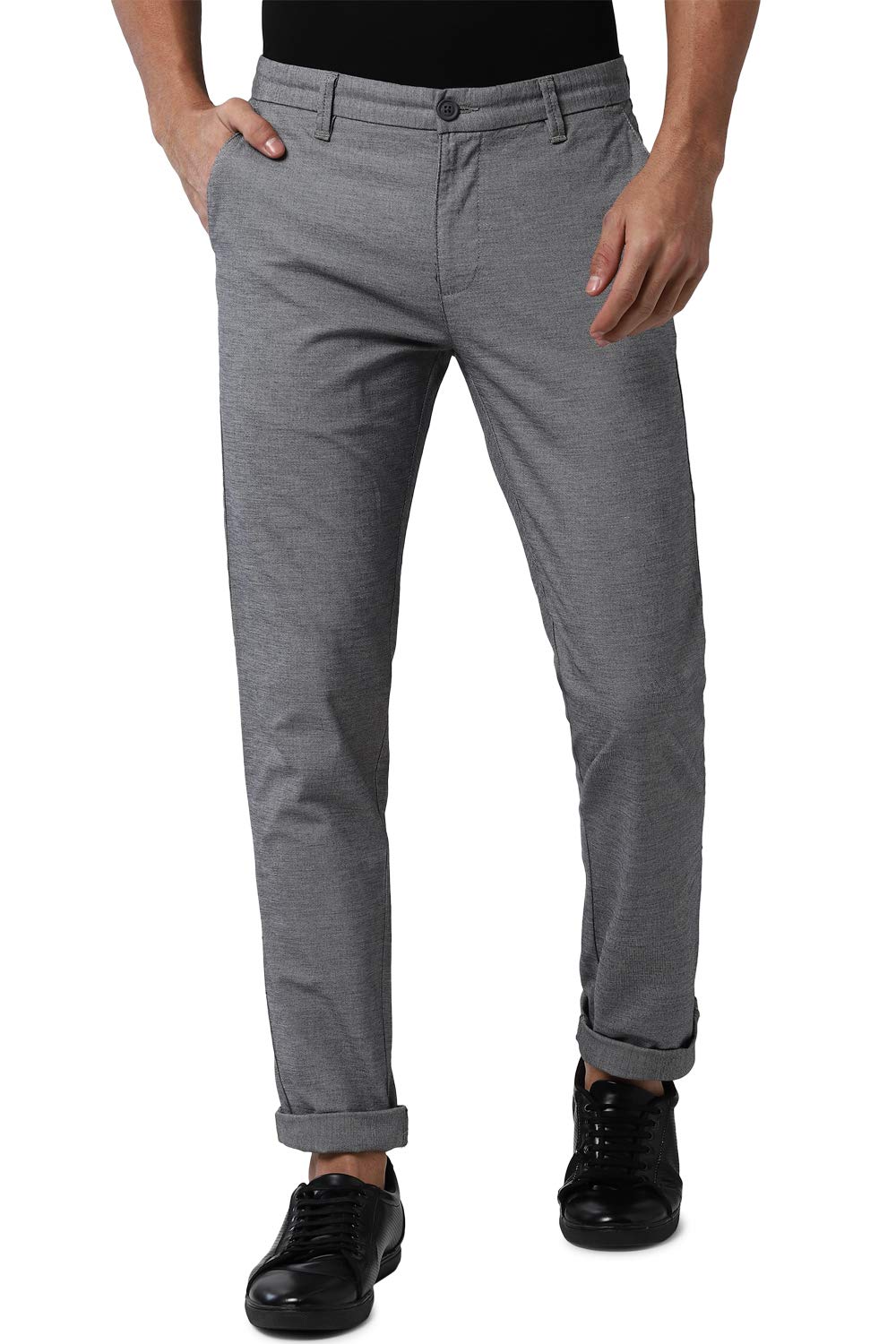 peter england Men's Slim Casual Pants-picture-36