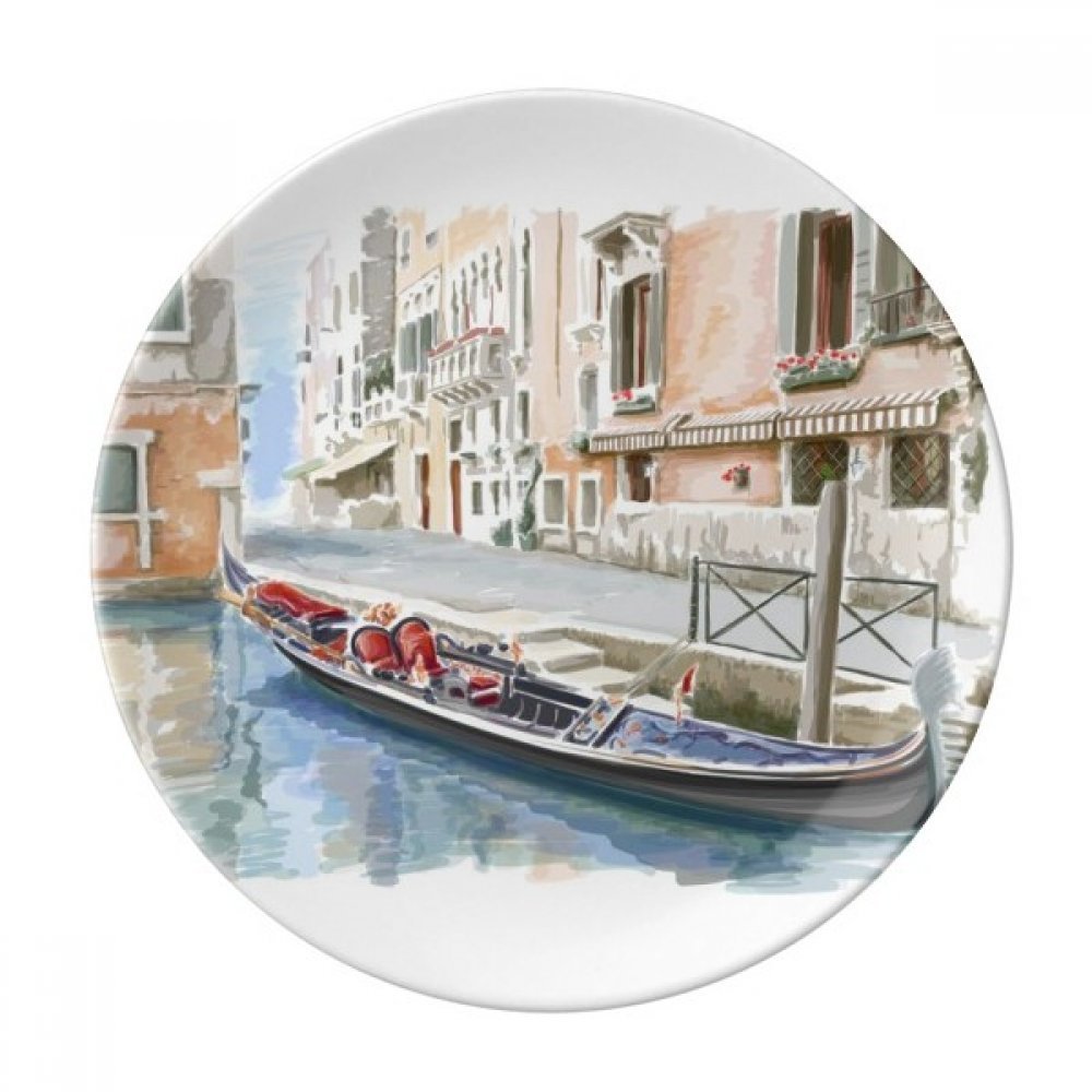 Assiette décorative Venise en porcelaine : le cadeau maison idéal style Italie