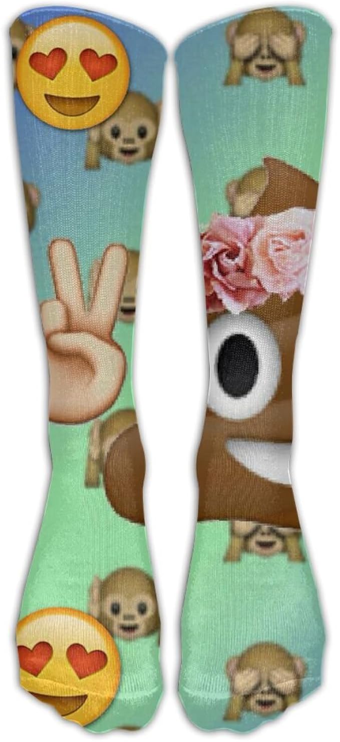 Amazon 絵文字 ウンコ スポーツソックス 靴下 弾性ソックス 運動靴下 サポートソックス 男女兼用 抗菌防臭 吸水速乾加工 スポーツソックス 通販