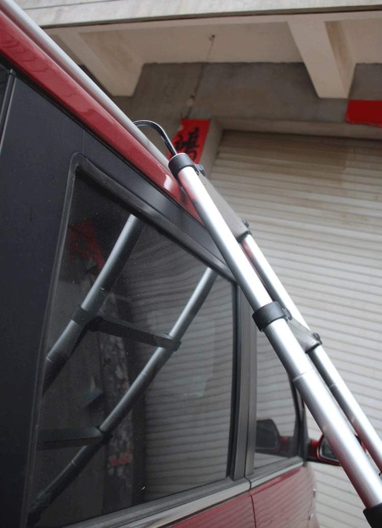 Stepladders Telescoping Ladder Aluminum Extension Folding Ladder, Portable Heavy Duty Multi-Purpose Telescopic Ladder with Hook, Load 150Kg (Size : 7M/23Ft) Keep it in Mind