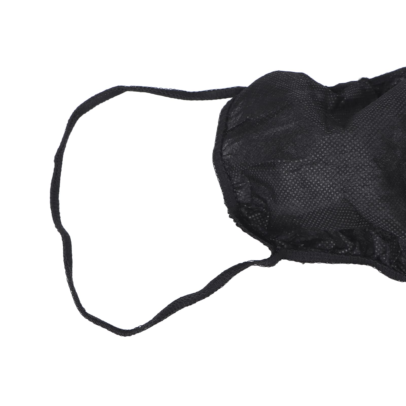 10 Pezzi Reggiseni Usa e Getta, Reggiseni Monouso per Salone di Bellezza in Tessuto Non Tessuto Biancheria Intima Usa e Getta per Spa Top Intimo per Donna, Confezionati Singolarmente(Nero)