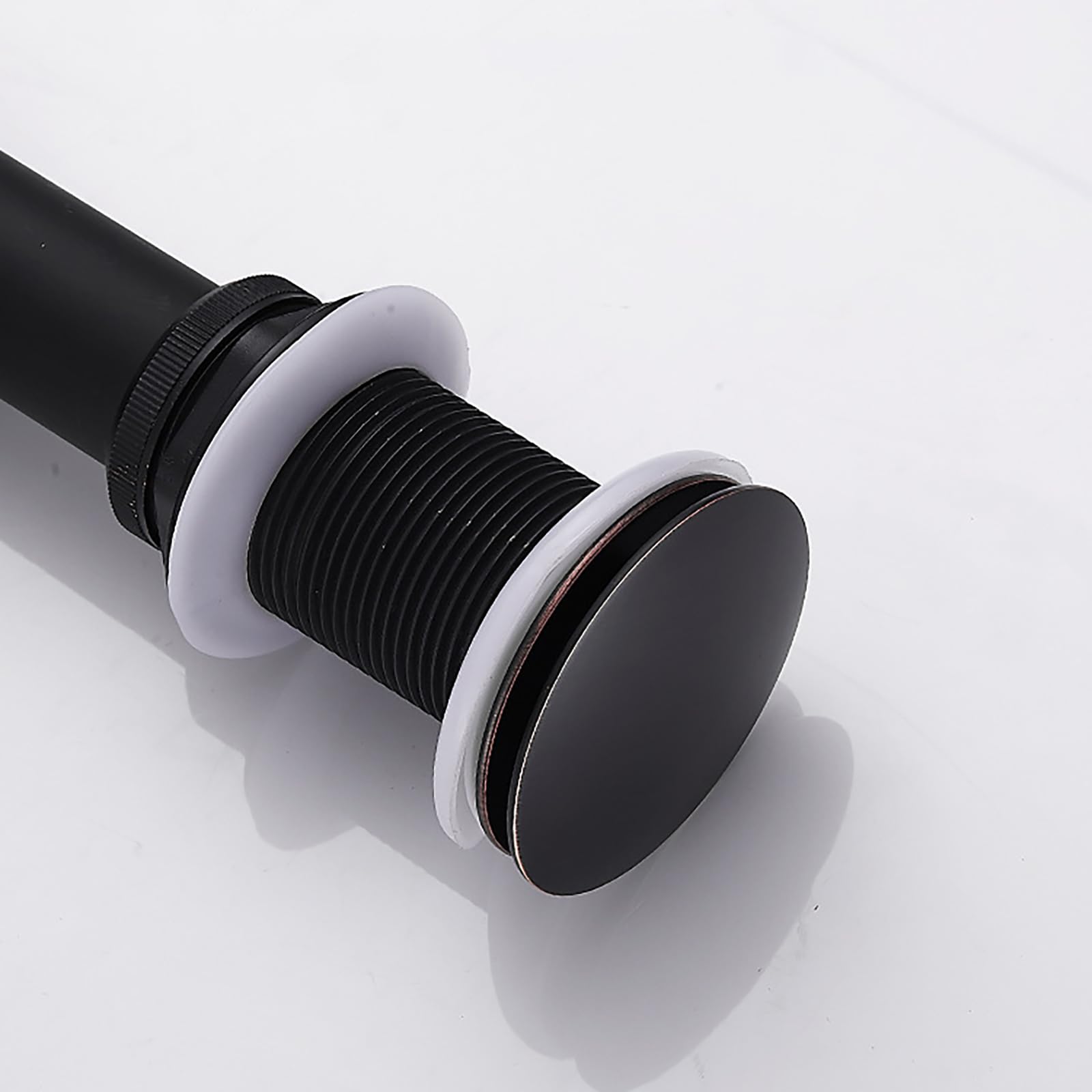 Siphon Waschbecken Mit Überlauf,Pop Up Ablaufventil,Geruchsverschluss,Verstellbares Abflussrohr,Bächlein Siphon Für Die Küchenspüle,Schwarz