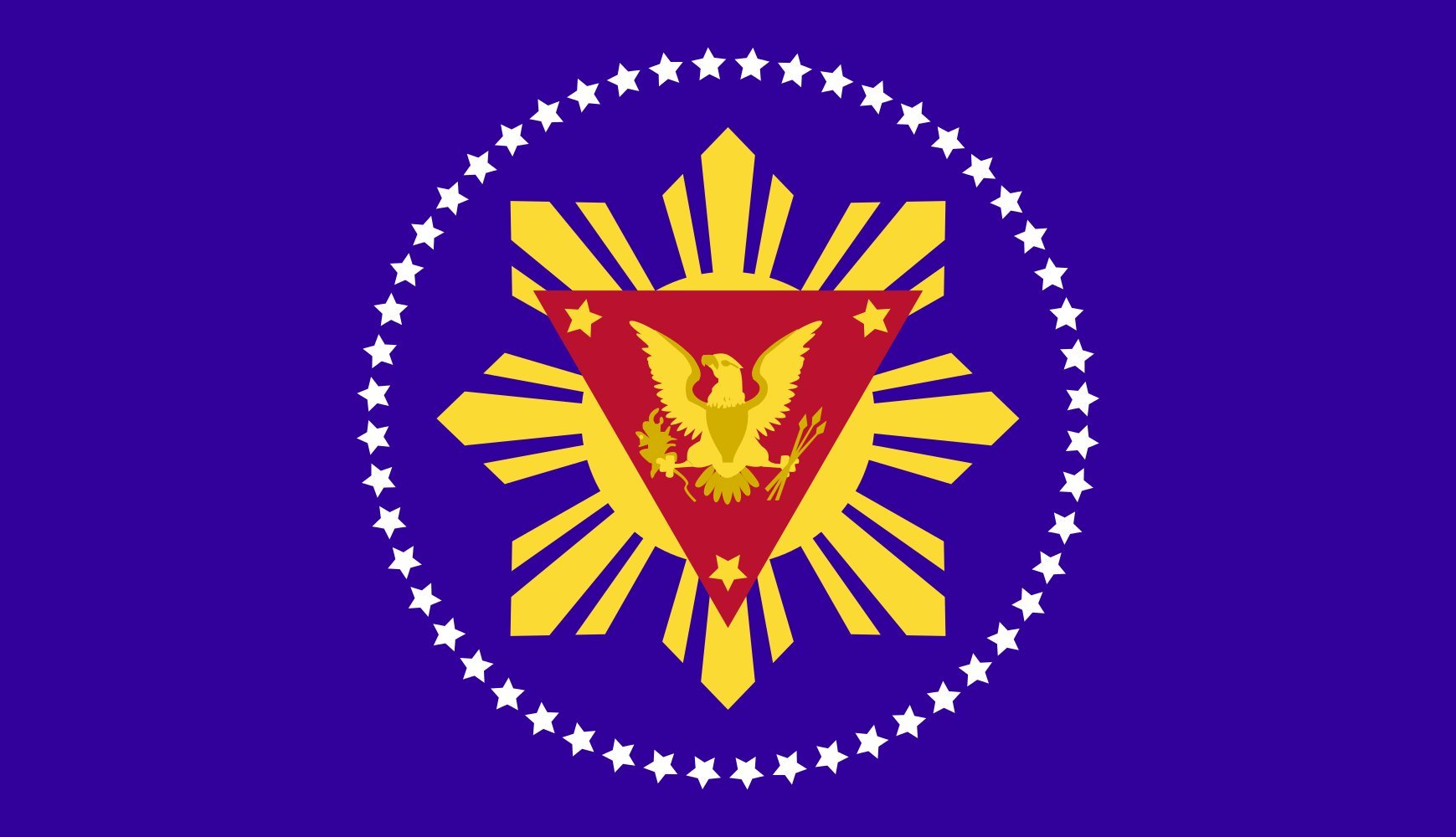 Drapeau Président des Philippines 1981-1986 grand format historique rigoureux