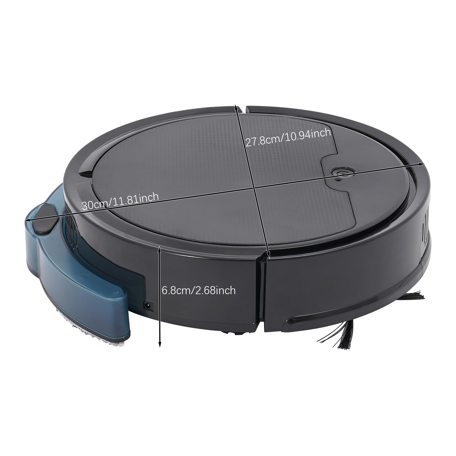 Robot aspirador con función de limpieza para robot aspirador robot limpiador alfombras Neutral Ob8S Max Sweeping Machine With Water Tank (Without Trademark) – Black Barredora Aspiradora Máquina de
