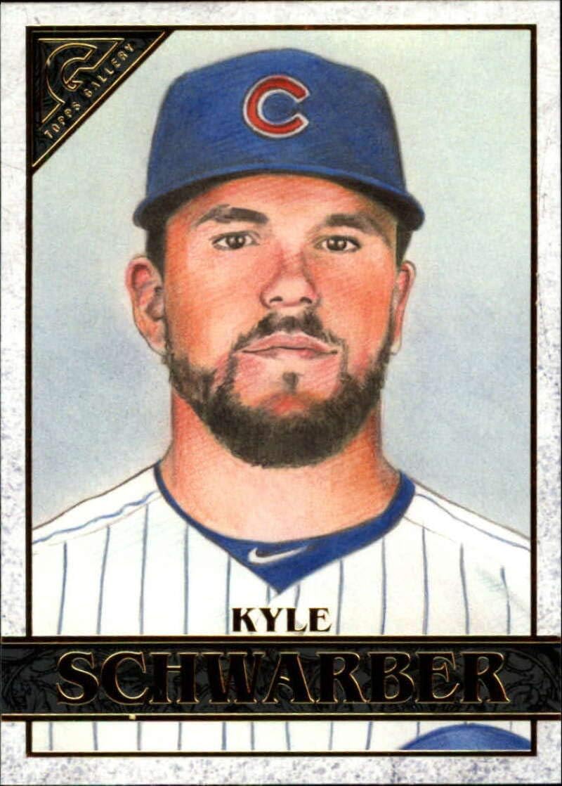 2020 Topps Gallery Baseball 9 Kyle Schwarber Chicago Cubs