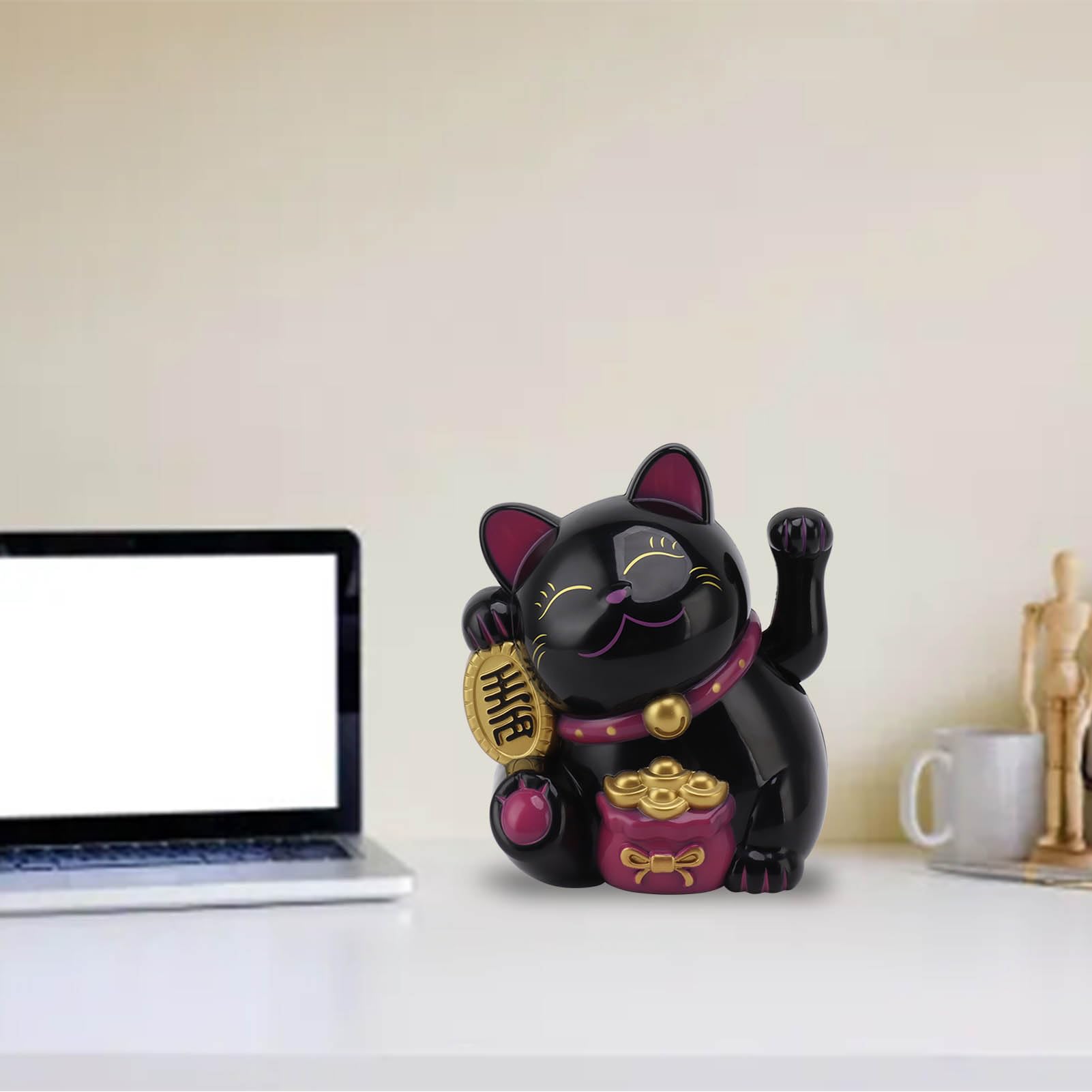 Amazon.com: Lucky Fortune Cat, Vivid and Lovely with Electric
