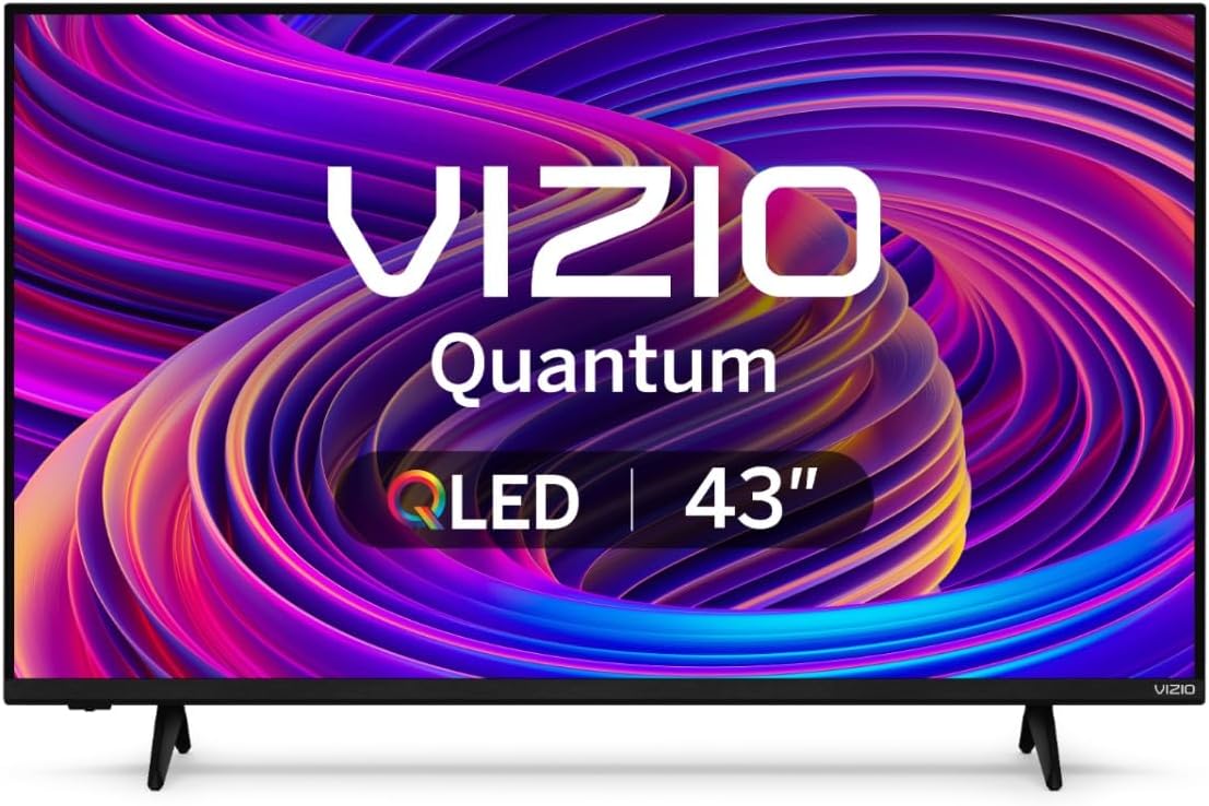 VIZIO 43-inch Quantum 4K QLED HDR Smart TV w/Dolby Vision HDR