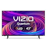 43-inch Quantum 4K QLED HDR Smart TV w&sol;Dolby Vision HDR&comma; 120fps &commat;1080p PC Gaming&comma; WiFi 6&comma; Bluetooth Headphone Capable&comma; Apple AirPlay&comma; Google Cast Built-in &lpar;VQD43M-0801&comma; New&rpar;