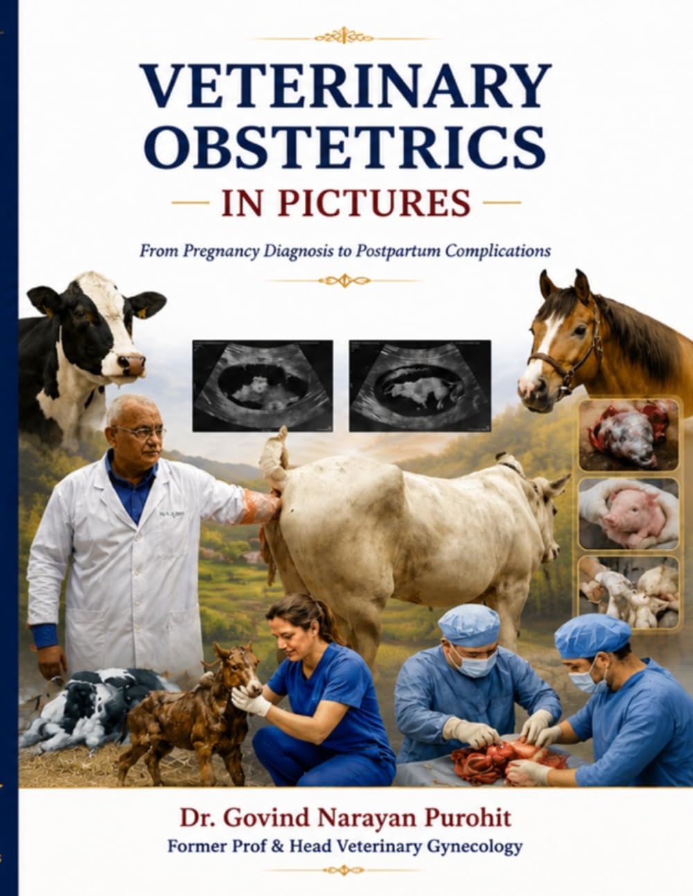 Veterinary Obstetrics In Pictures: From Pregnancy to Postpartum Complications: A Visual Guide to Pregnancy, Fetal Development, Dystocia and Obstetrical Management in Farm and Companion Animals