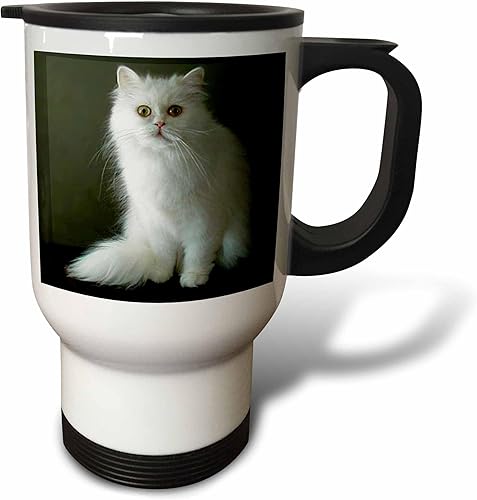 GatosBlanco persaTaza de viaje, Blanco
