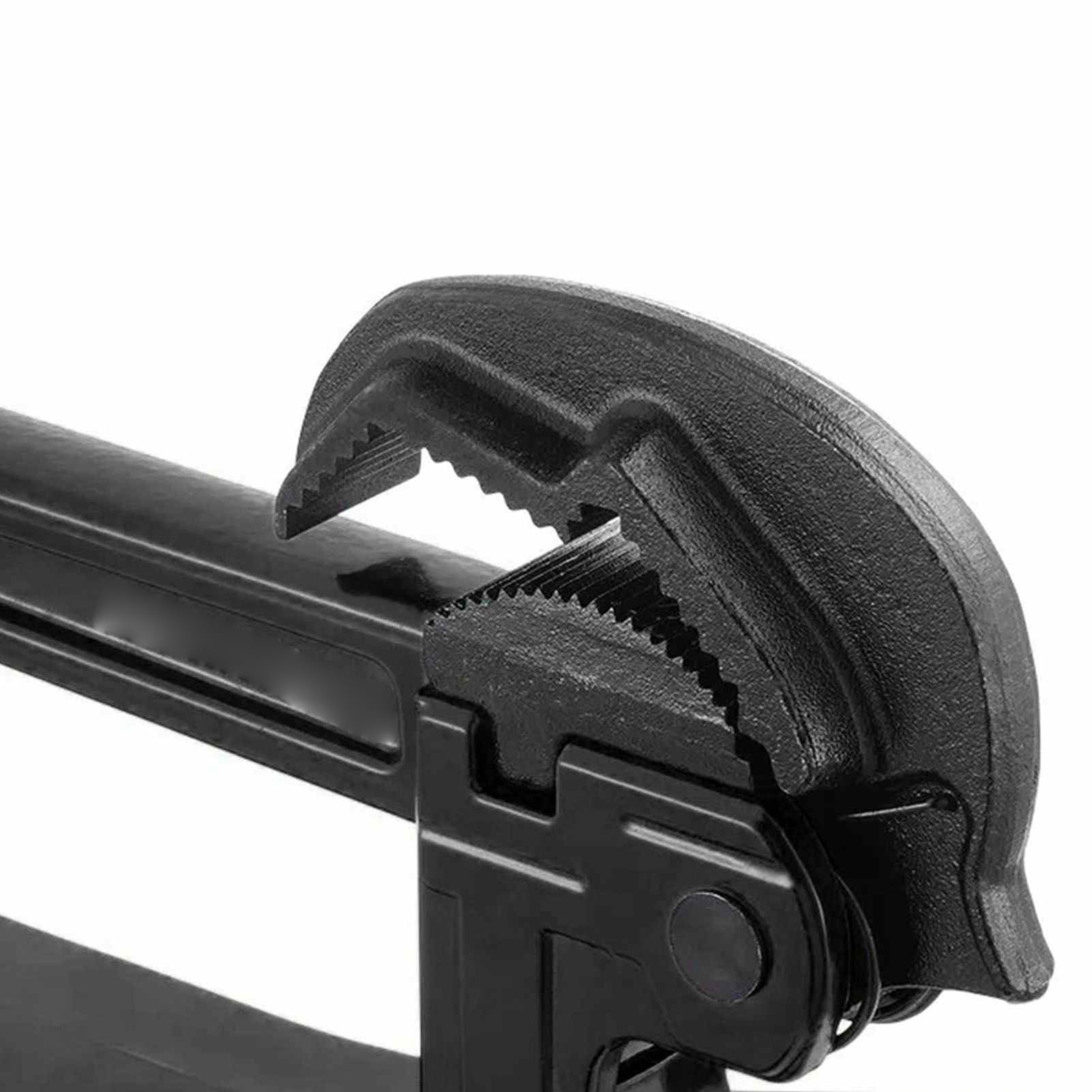 Fafeicy Tornillo de Banco Portátil para Tubos, Herramienta de Sujeción de Tubos Autoblocante de Aleación de Aluminio de 1/8 a 1-/2 Pulgadas con Mandíbulas Dentadas para Fontaneros y