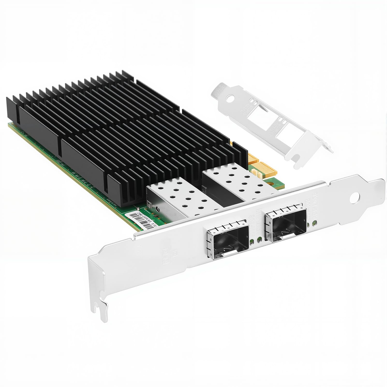 25 GbE Dual Port SFP28 karta sieciowa, do MCX4121A-ACAT, z chipsetem ConnectX-4 LX, ulepszony duży zbiornik grzewczy dla doskonałego chłodzenia, PCIe 3.0 x8, RDMA RoCE, SR-IOV
