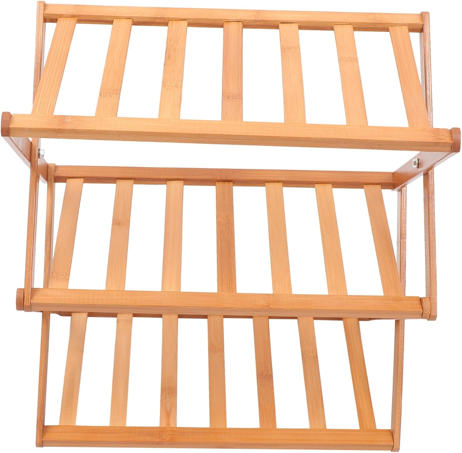 Mikikit Wooden Plant Stand Plant Pot Shelf Outdoor Planter Stand for Home Decor