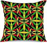 Decoración: diseño de cremallera oculta, fácil inserción y extracción del núcleo de la almohada. Perfecta decoración Funda de Almohada del Sofá para dormitorio, sofá, coches, silla, sofá, oficina, habitación de niños, hotel, fiesta, club, bar y etc.