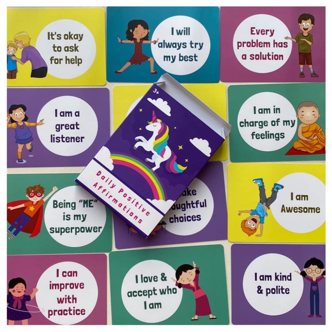 Tot Circle Daily Positive Affirmations Flashcards For Kids 3 Years ...