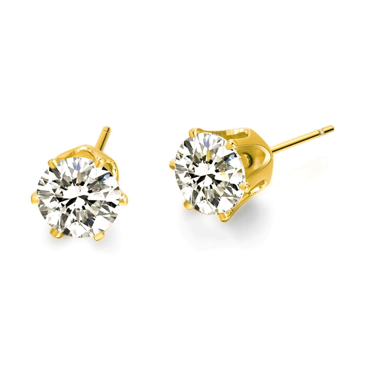 VFJ VIGHNAHARTA FASHION JEWELLERY American Diamond Solitaire Cz Gold Plated Stud Earring Valentine Day Gift For Her Gift For Him Gift For Women Gift For Men Love Gift For Women [Vfj1253Erg] (B08T68QKQW) Amazon Price History, Amazon Price Tracker