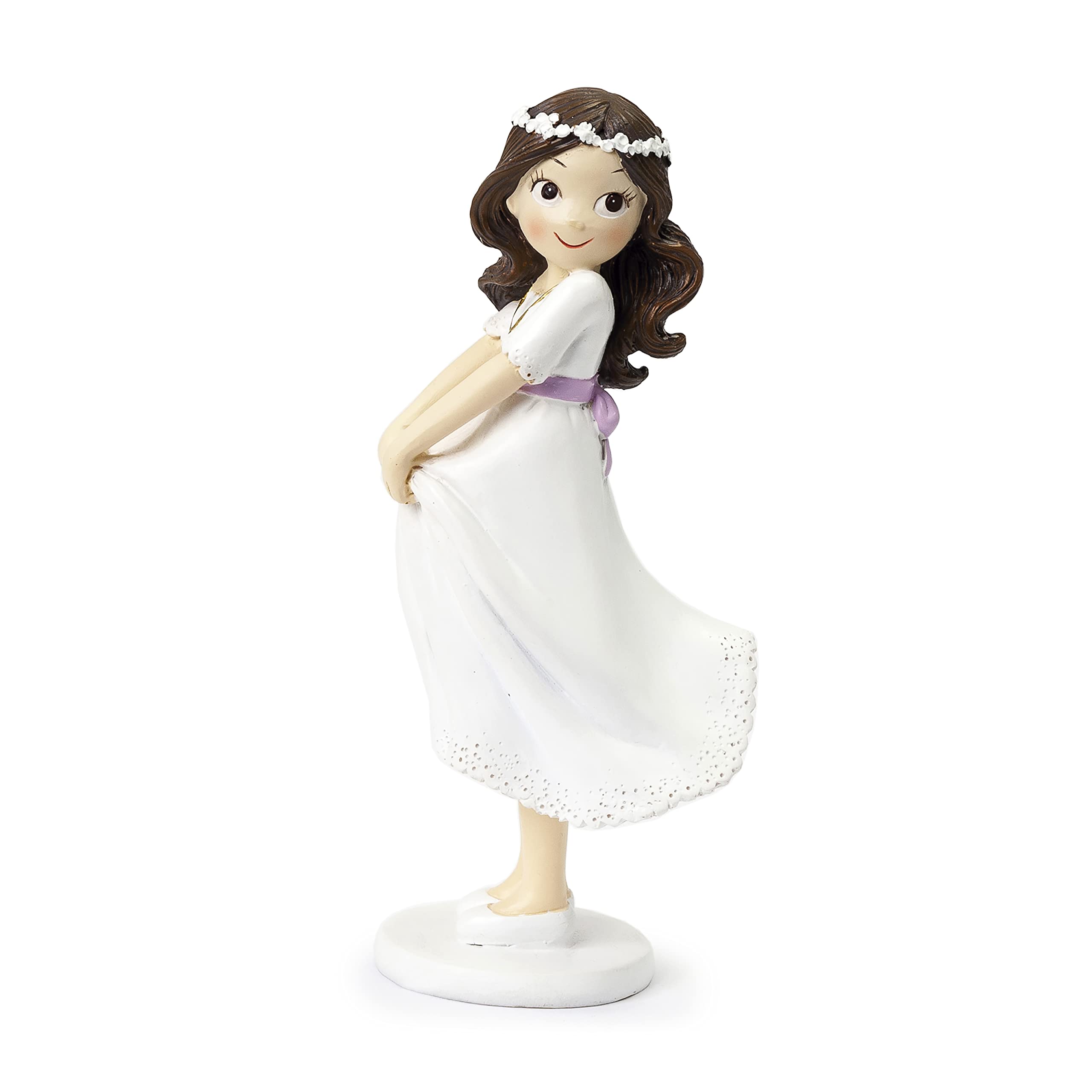 Mopec Figure pastel Communion girl holding skirt