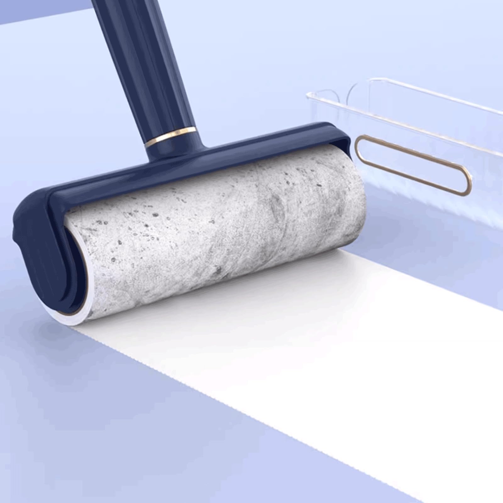 Fuerte adherencia Rodillo de Pelusa de plástico con Cubierta, Rodillo eliminador de Pelusa portátil con recambios, Rodillos de Pelusa manuales para Muebles de Ropa portátil