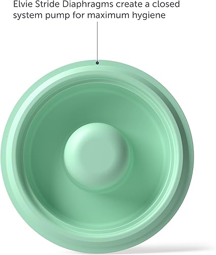 Miniatura 2 de Elvie Diafragma de extractor de leche Stride  Paquete de 2  Accesorios de lactancia materna para almacenamiento de leche materna y sacaleches