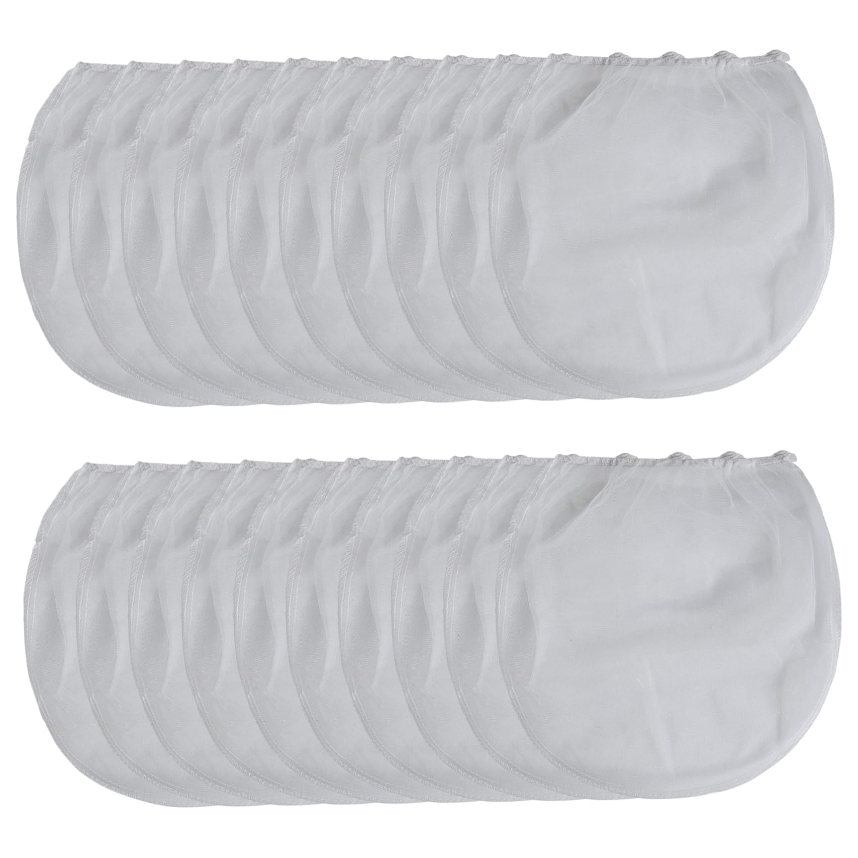 Paint Strainer Bags 5 Gallon 20PCS Nylon Fine Mesh Paint Strainer Elastic Top 5 Gallon Bucket White Filter for Use with Sprayers or Gardening
