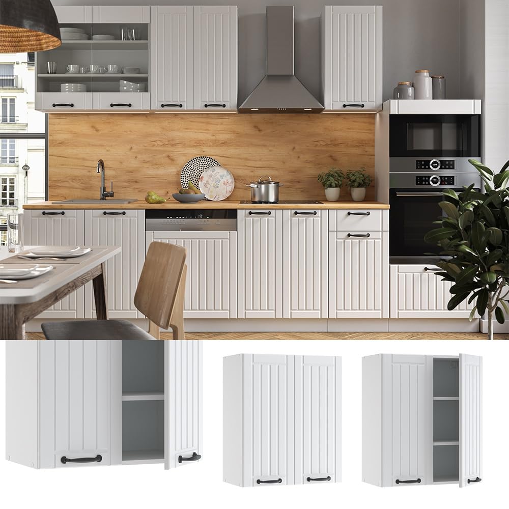 Vicco Armario Colgante Fame-Line, Blanco casa de Campo, 60 cm