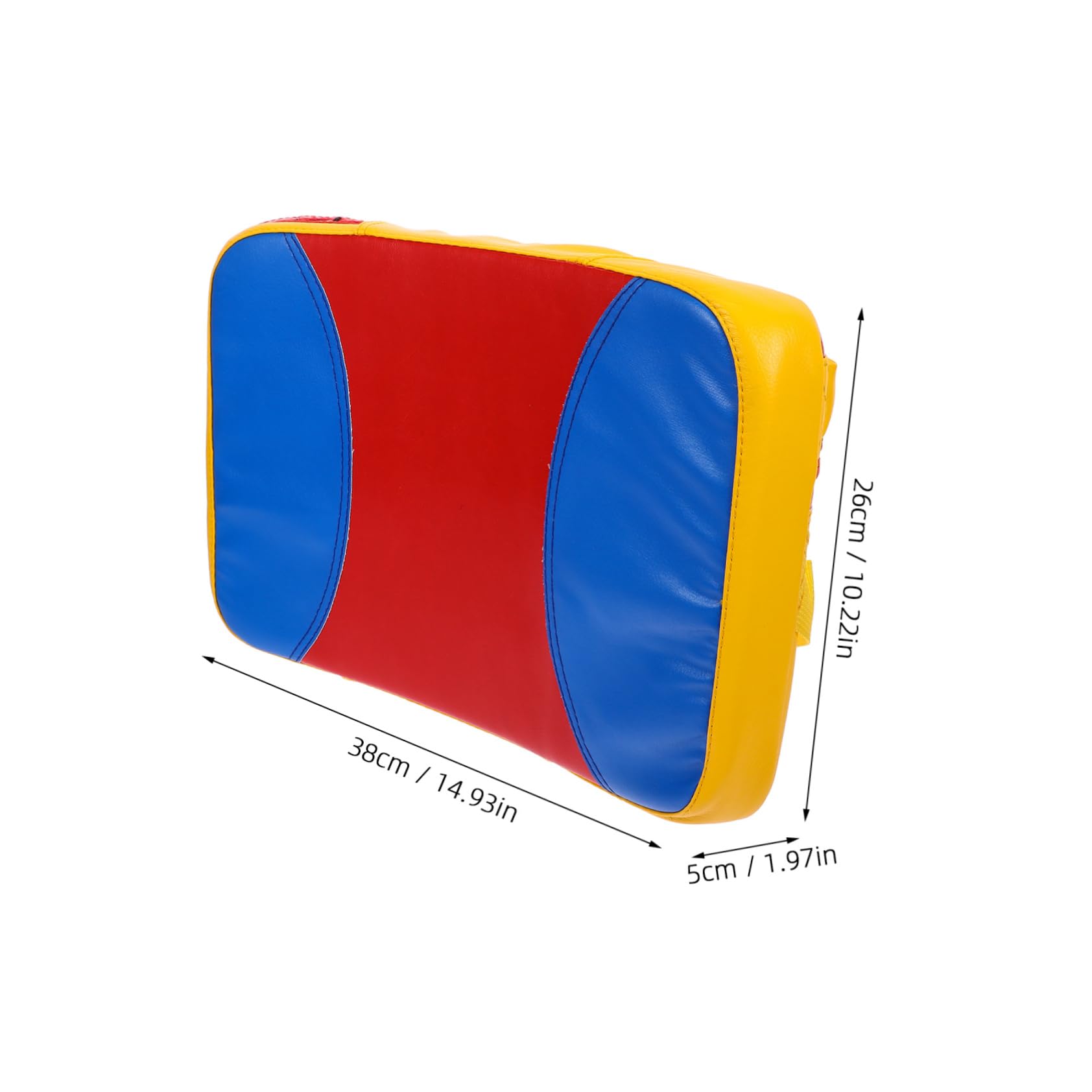 GALPADA Durable Taekwondo Kick Pad Kicking Shield for Kickboxing Training Lightweight Martial Arts Target with Reinforced Straps for Sparring and