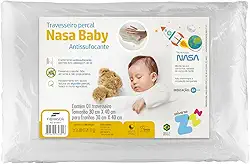 Travesseiro Antissufocante, Visco Revestimento, 30x40cm, Branco, Fibrasca