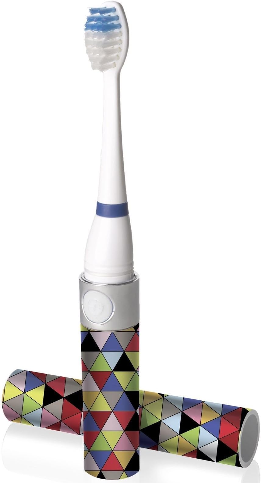 Slim Sonic Toothbrush Prism - Multicolor - Adult - Reusable - Vibrate - Sonic - Automatic - 1 Count