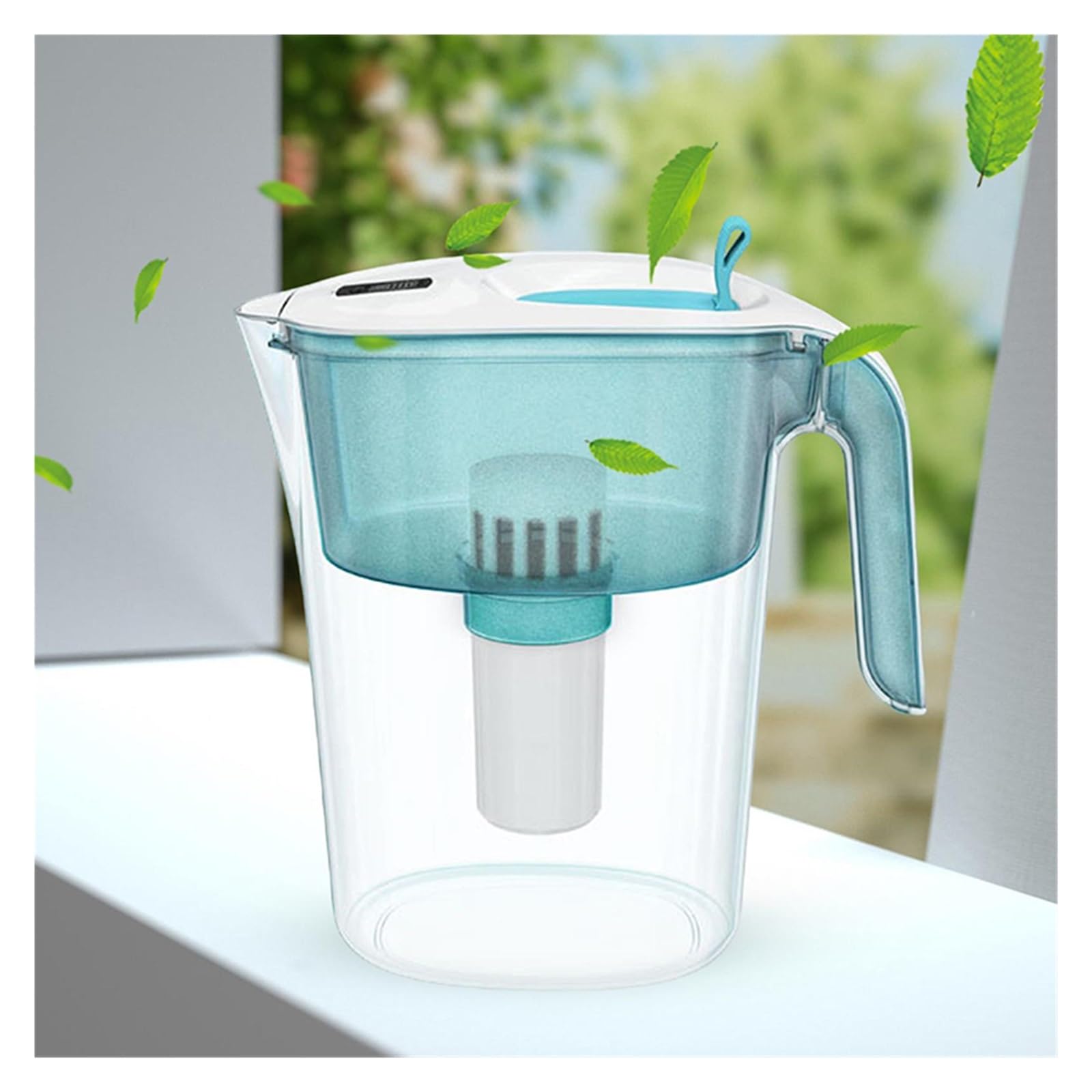 Serbatoio Filtro Acqua Potabile Sistema di filtrazione della brocca for l'acqua con Filtro dell'Acqua con capacità 4,2 Litri for Cartuccia del Filtro dell'Acqua
