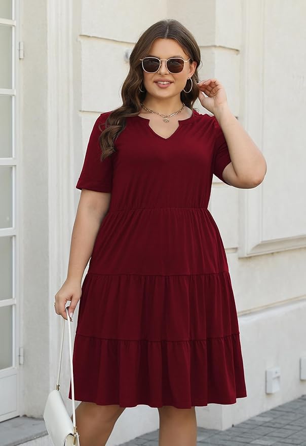 burgundy tiered maxi dress Lupin Pleated Tiered Maxi Dress in Wine Floral – Mint Julep main image 0