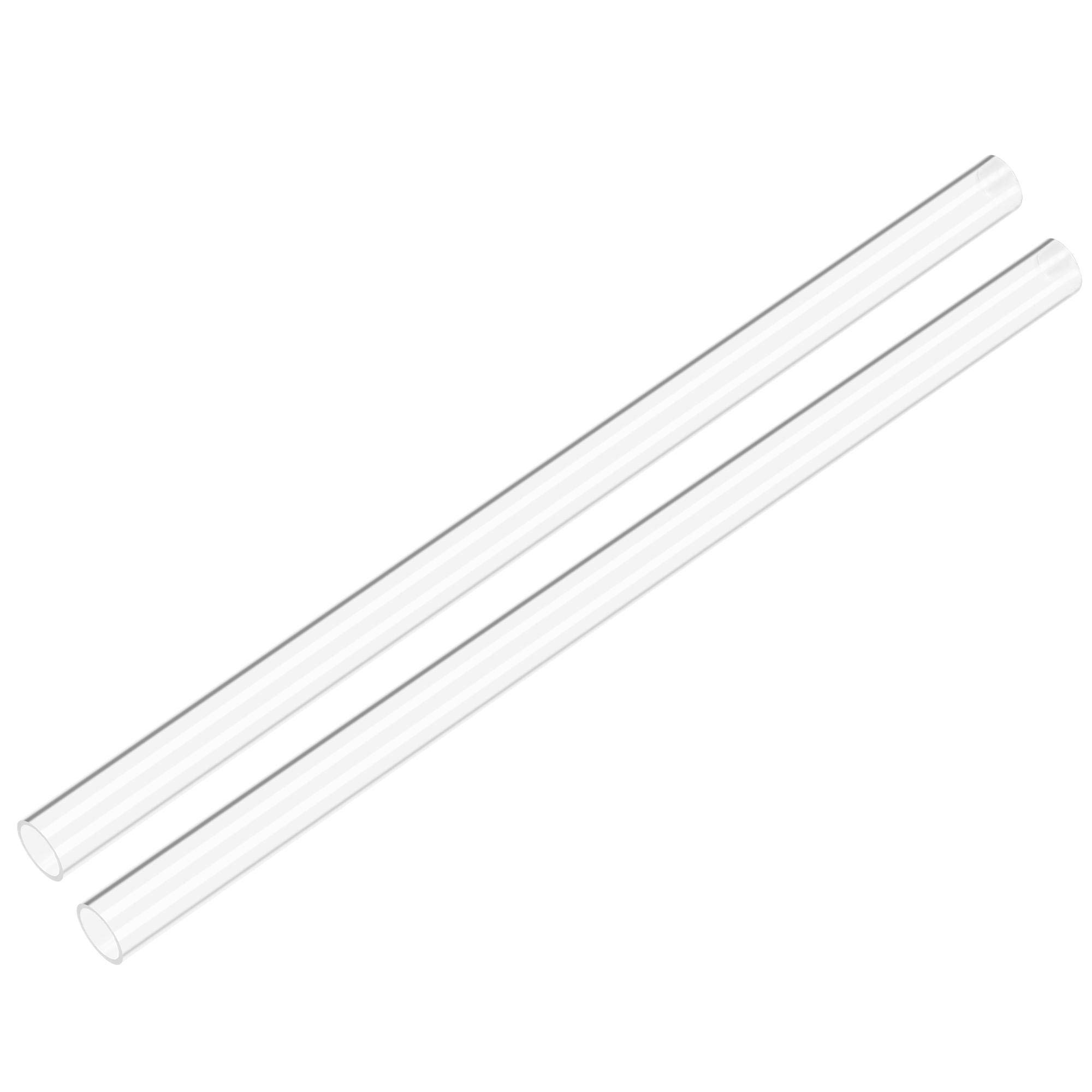 Sourcing Map PVC Transparent Rohr – 56x60mm, 305mm Länge, PMMA Acryl, Für Lampen & Aquarien