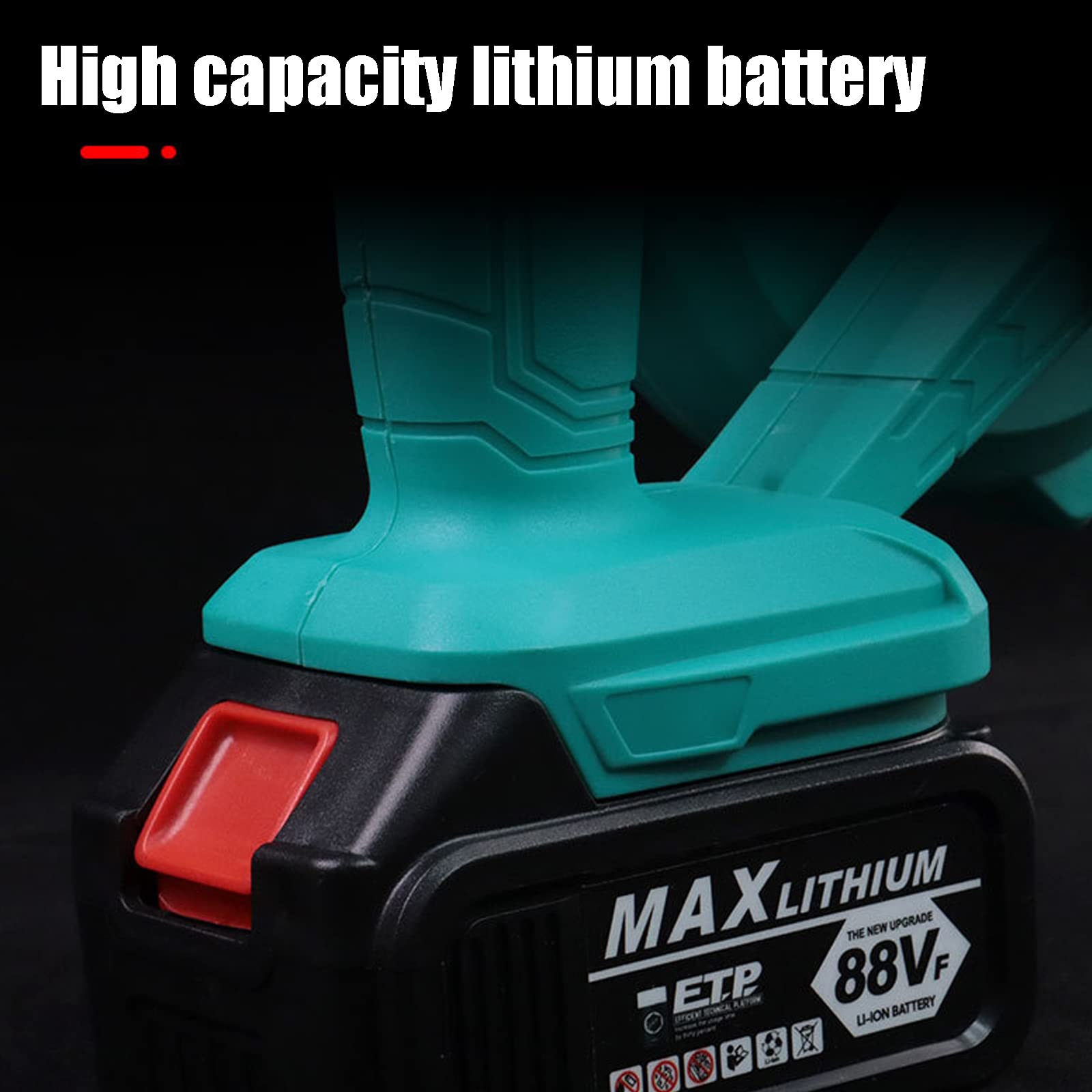 Soffiatore Senza Fili Da 21 V, 3 Ah, Soffiatore Di Foglie, Sacco Di Raccolta/Tubo Extra/Batteria/Caricatore Incluso, Spazzafoglie A Batteria Per Giardino Pulizia Foglie E Polvere