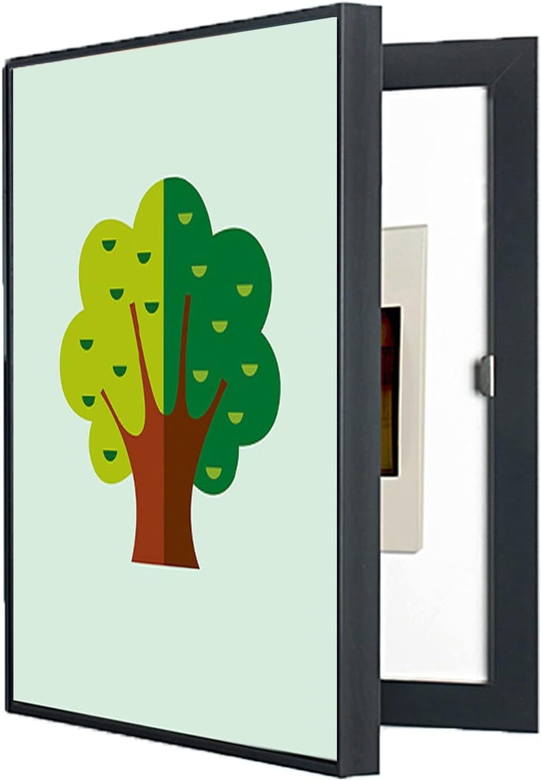 Coperchio della scatola dei fusibili decorativo pe Quadro elettrico, coperture moderne, interruttori di sicurezza elettrici creativi, dipinti da appendere alla parete, dipinti nascosti(E,40cmx50cm)